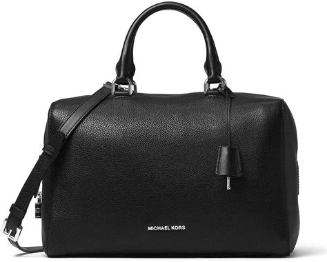 michael michael kors kirby large satchel black 